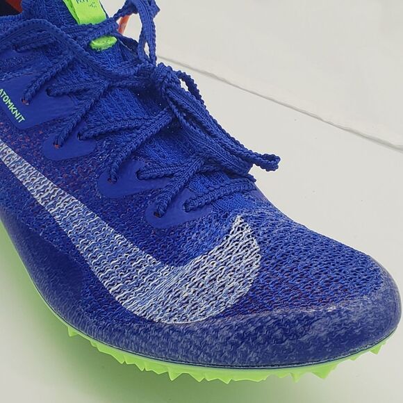 Nike Men's Zoom Superfly Elite 2 Track & Field Sprinting Spikes Blue CD4382-400 - Picture 3 of 15